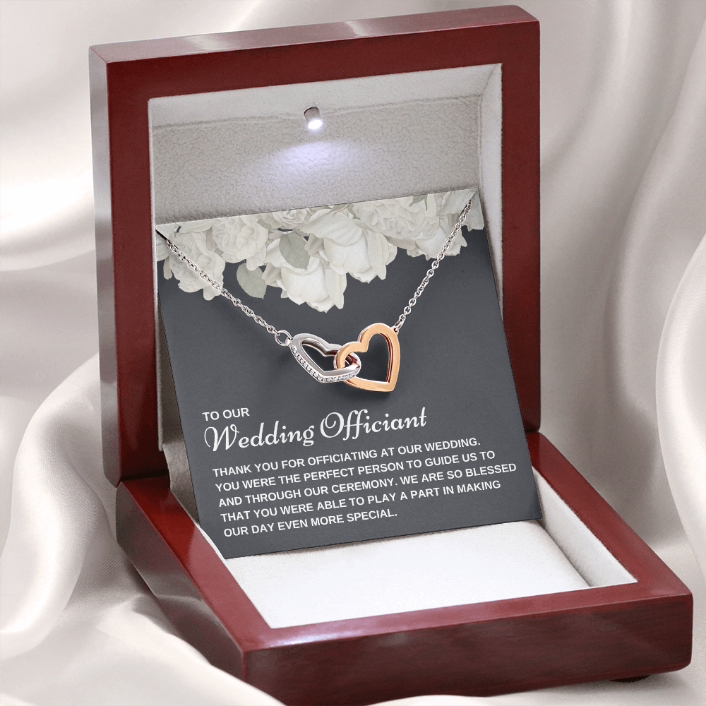 Officiant Proposal Gift | Thank You Necklace 0590T2