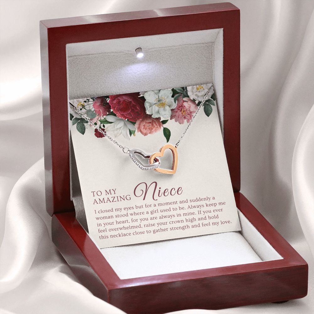 Niece Gift From Aunt | In My Heart Necklace 0632T12