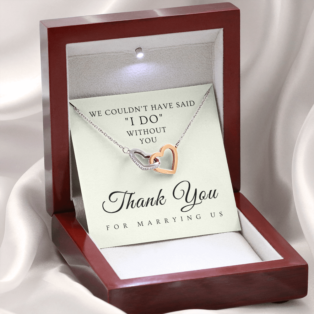 Officiant Gift | Thank You Necklace 0587T7
