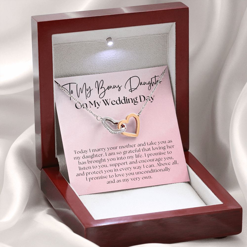 Stepdaughter Wedding Gift | Promise Necklace 0633T9