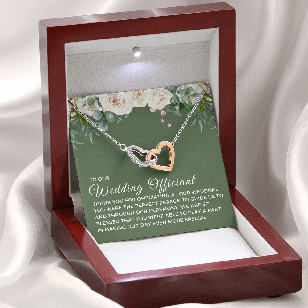 Officiant Proposal Gift | Thank You Necklace 0590T4