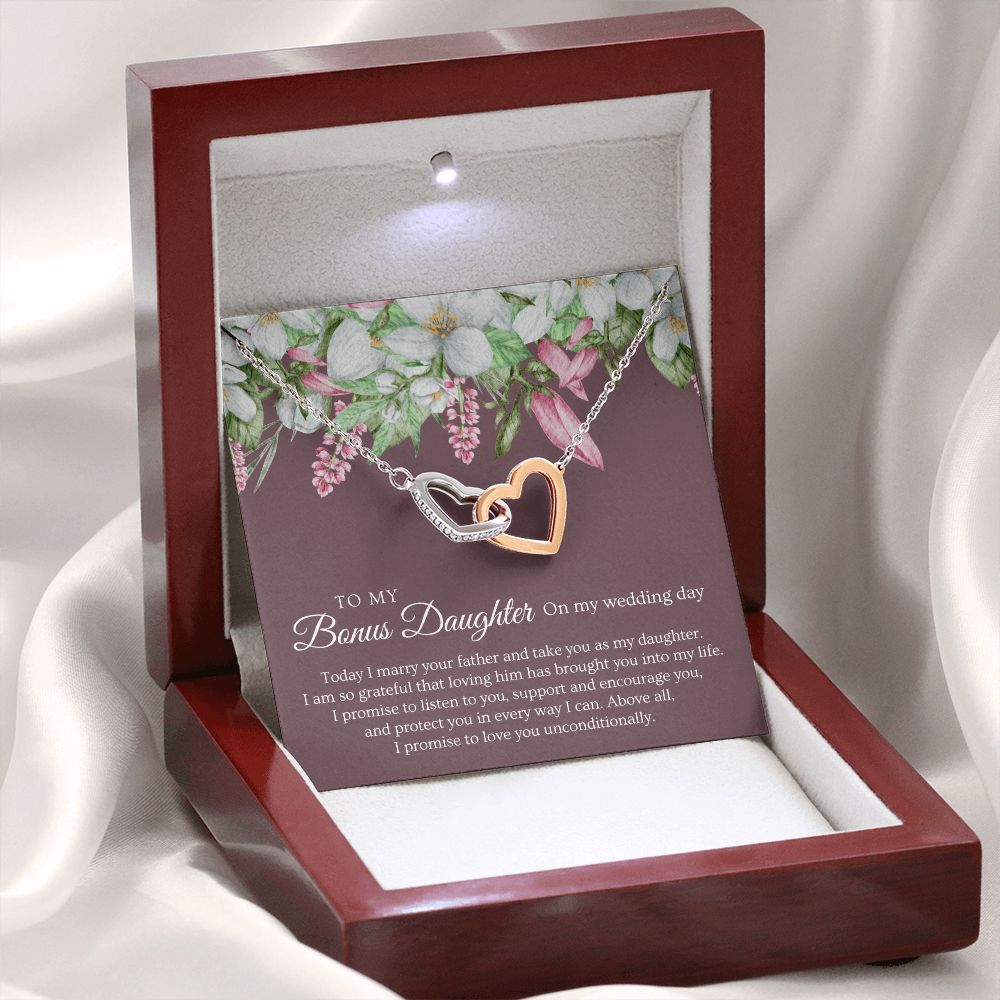 Stepdaughter Wedding Gift | Promise Necklace 0634T3