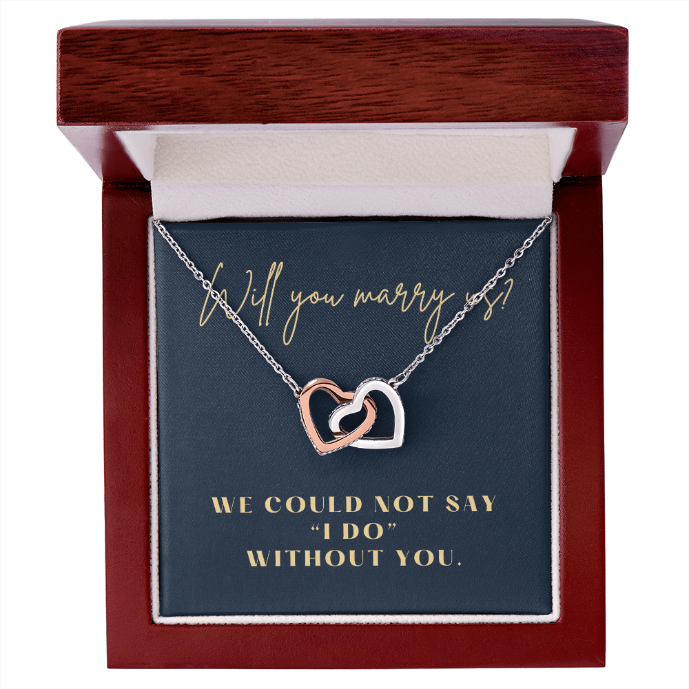 Officiant Proposal Gift | Marry Us Necklace 0589T9
