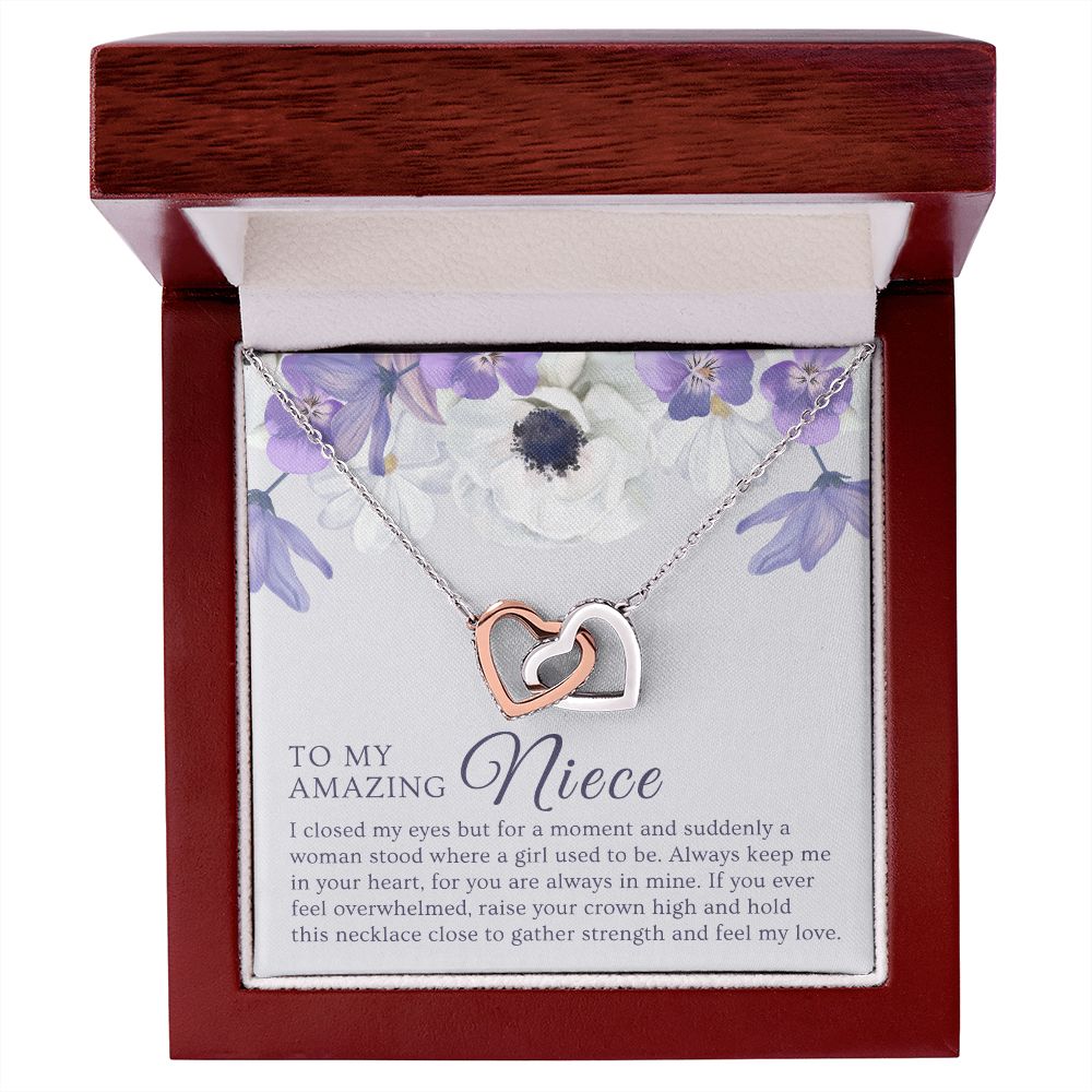 Niece Gift From Aunt | In My Heart Necklace 0632T14