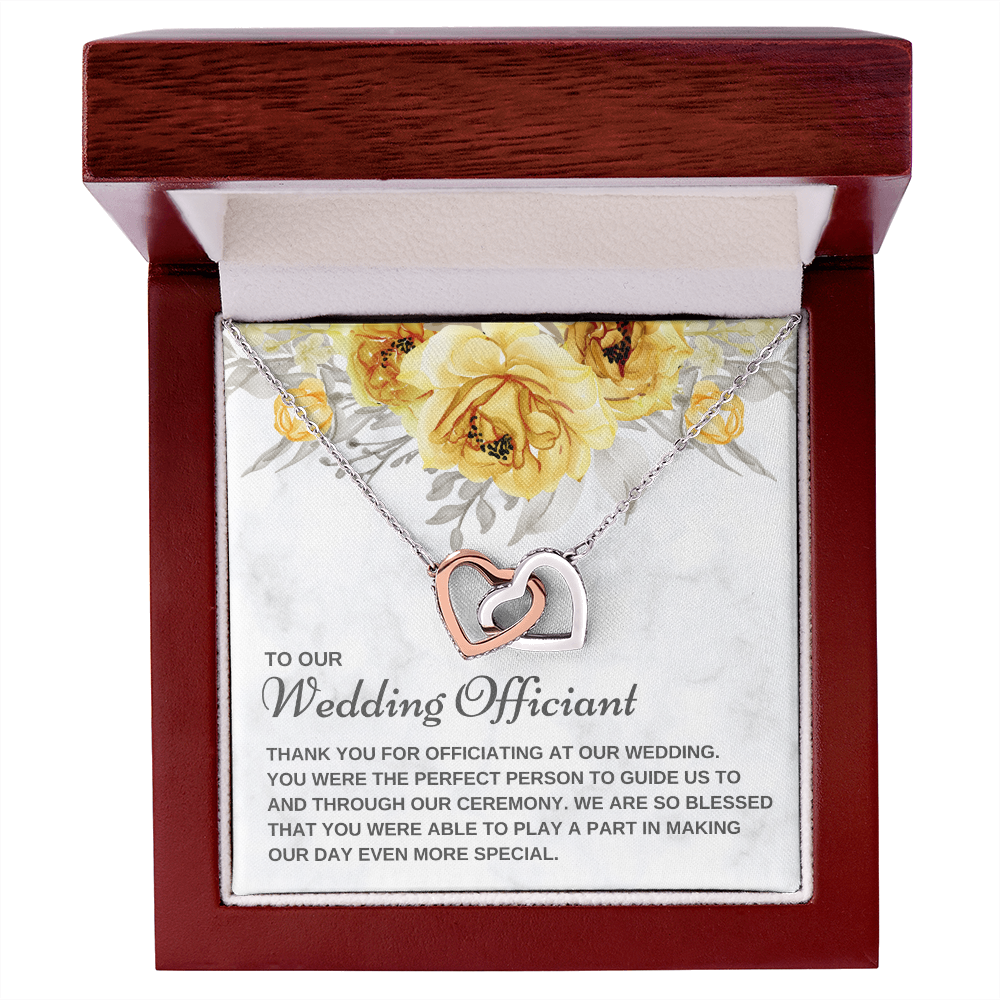Officiant Proposal Gift | Thank You Necklace 0590T1