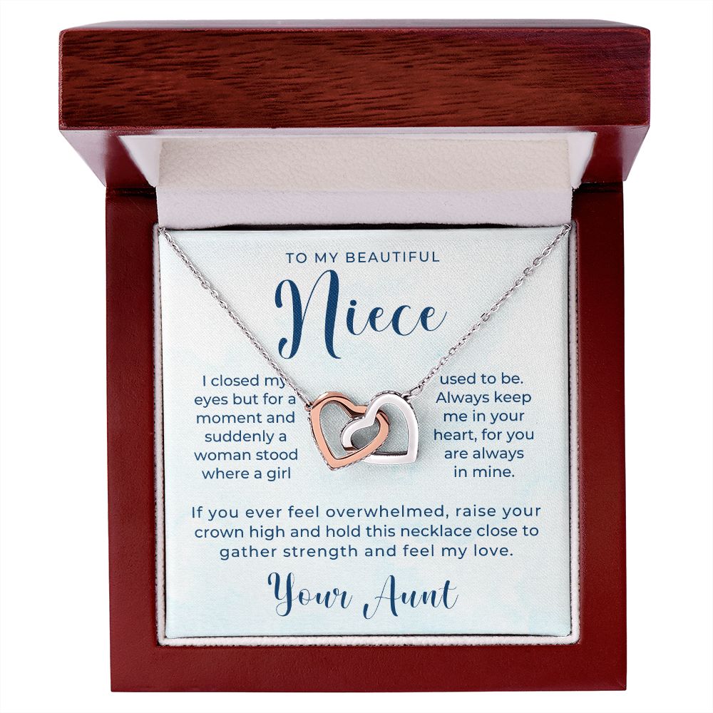 Niece Gift From Aunt | In My Heart Necklace 0632T15