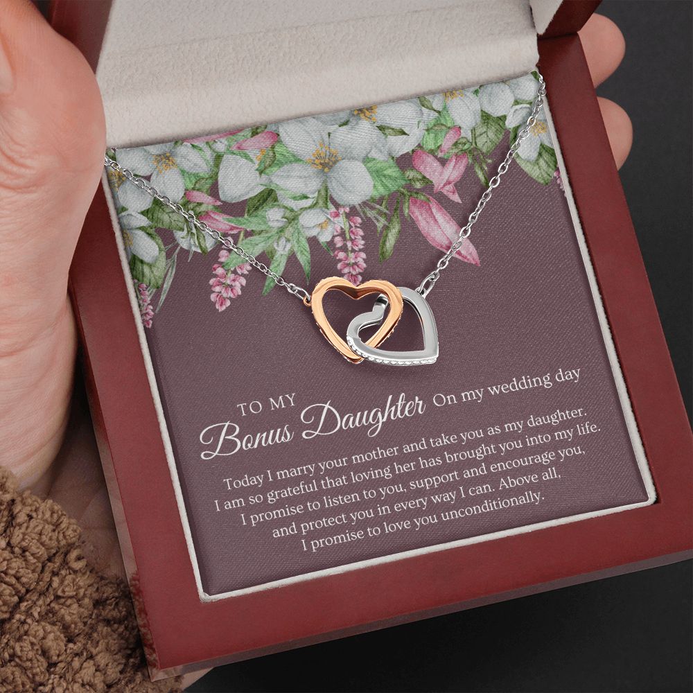 Stepdaughter Wedding Gift | Promise Necklace 0633T3