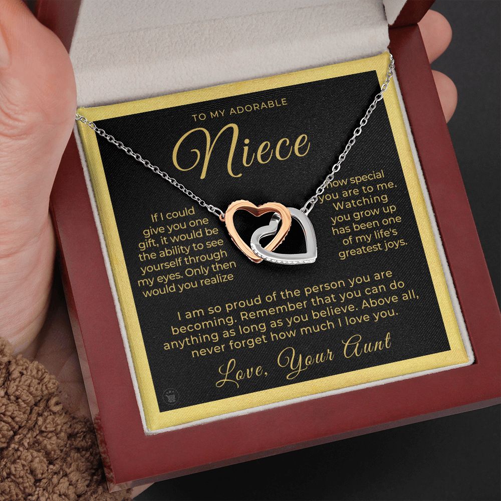 Niece Gift From Aunt | My Love Necklace 0628T7