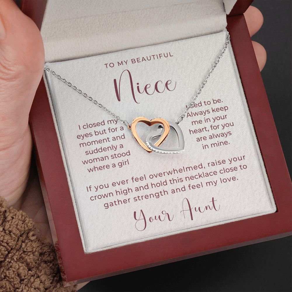Niece Gift From Aunt | In My Heart Necklace 0632T16