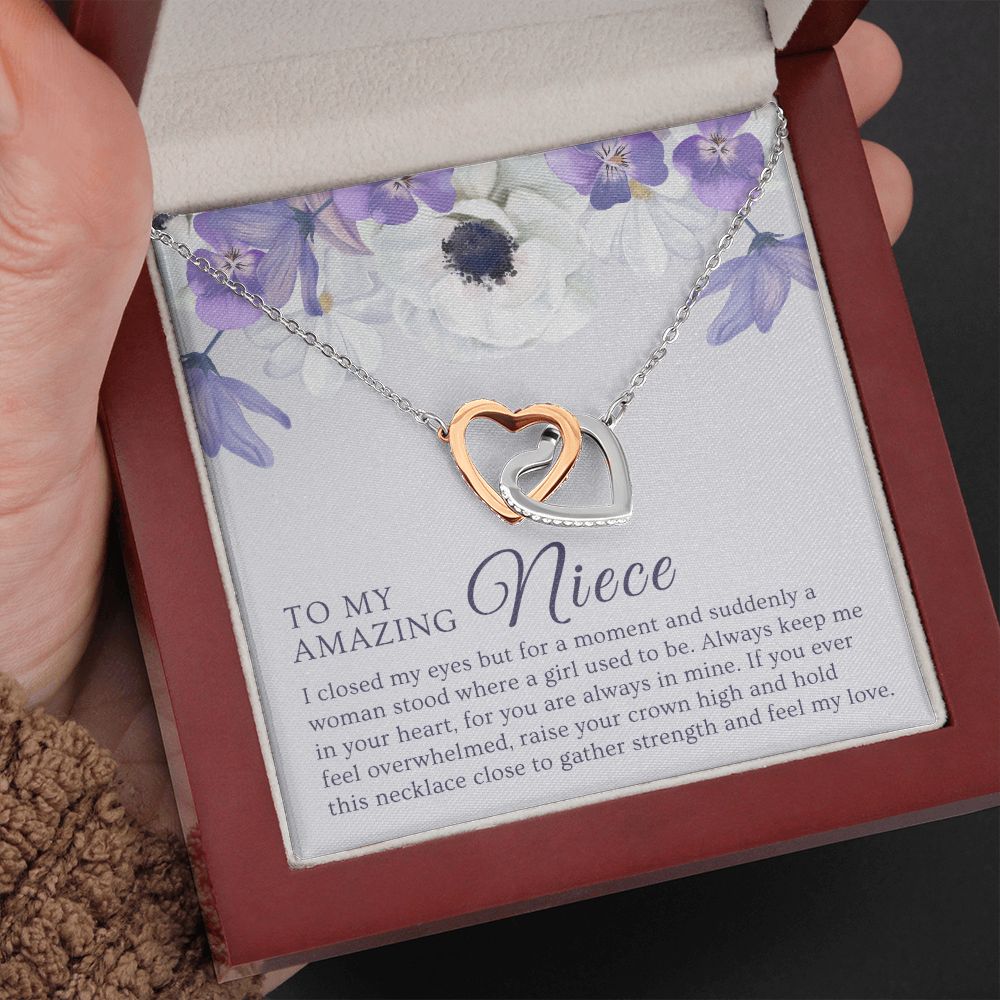 Niece Gift From Aunt | In My Heart Necklace 0632T14