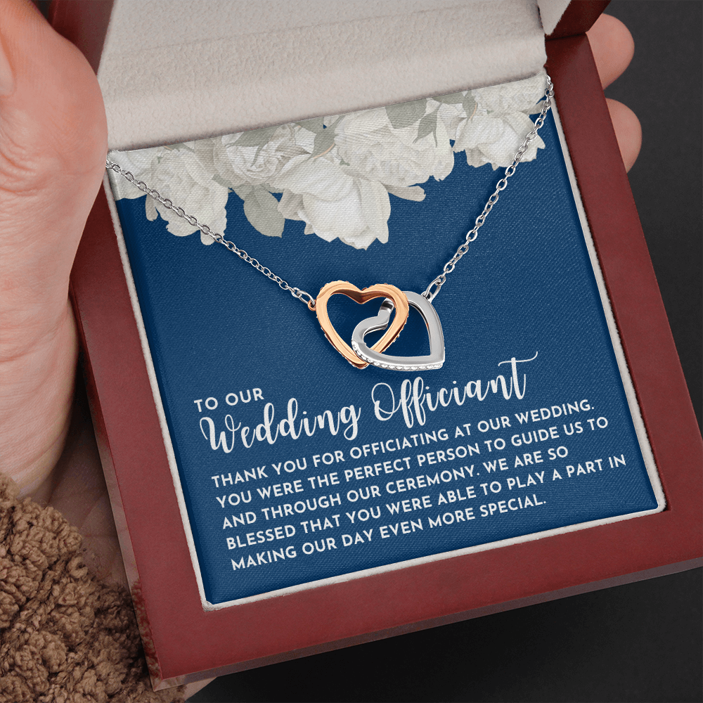 Officiant Proposal Gift | Thank You Necklace 0590T3