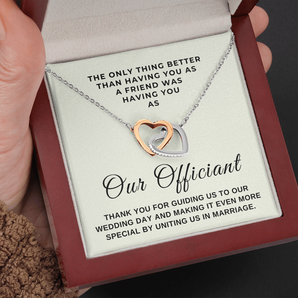 Officiant Proposal Gift | Having You Necklace 0588T7