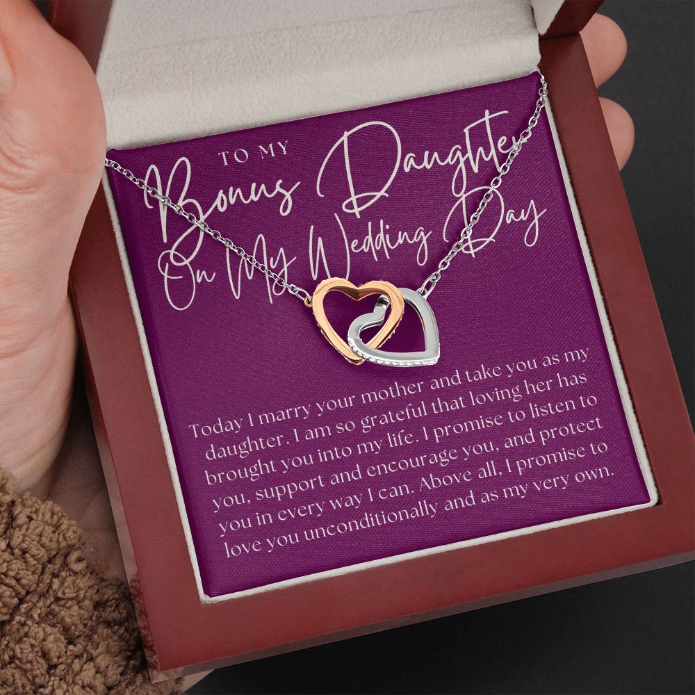 Stepdaughter Wedding Gift | Promise Necklace 0633T8