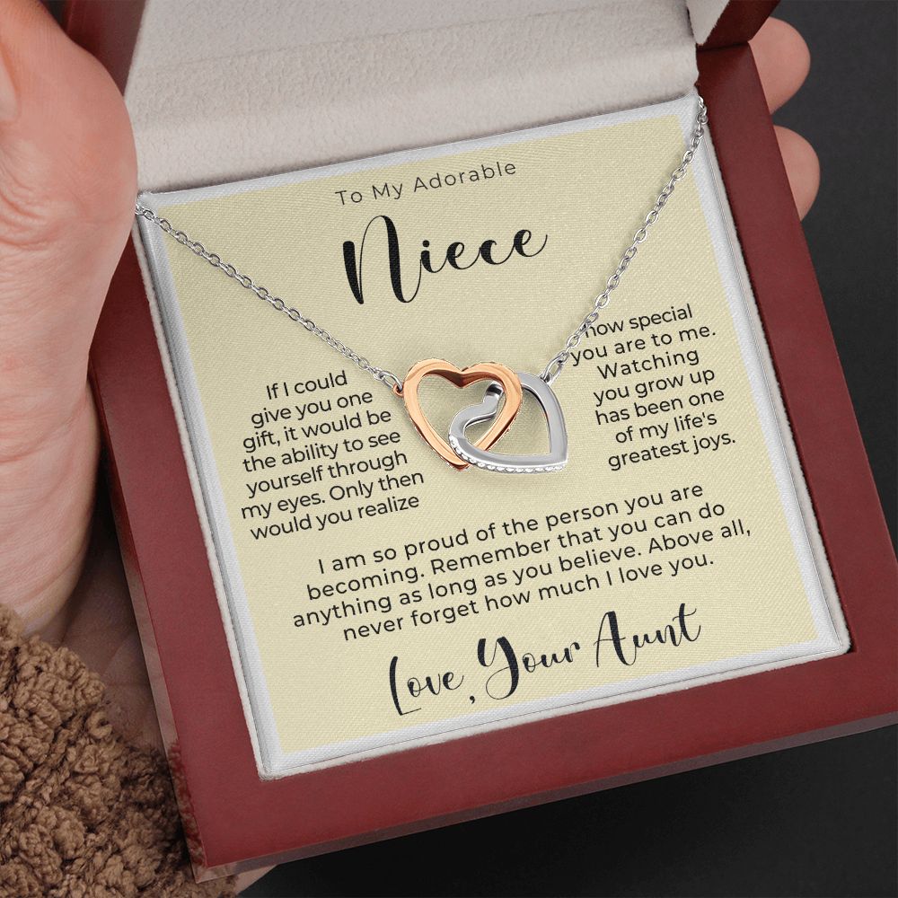 Niece Gift From Aunt | My Love Necklace 0628T4