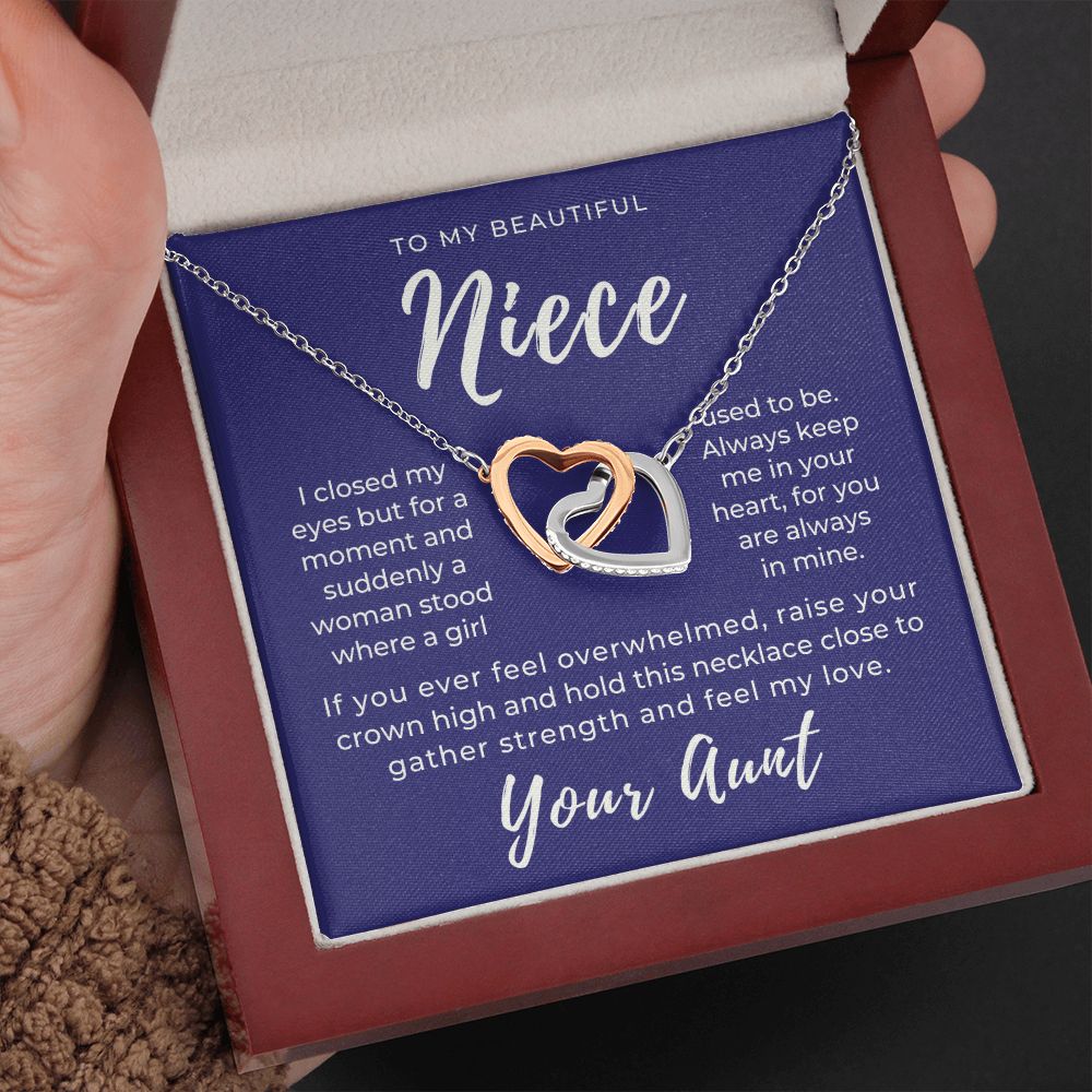 Niece Gift From Aunt | In My Heart Necklace 0632T10