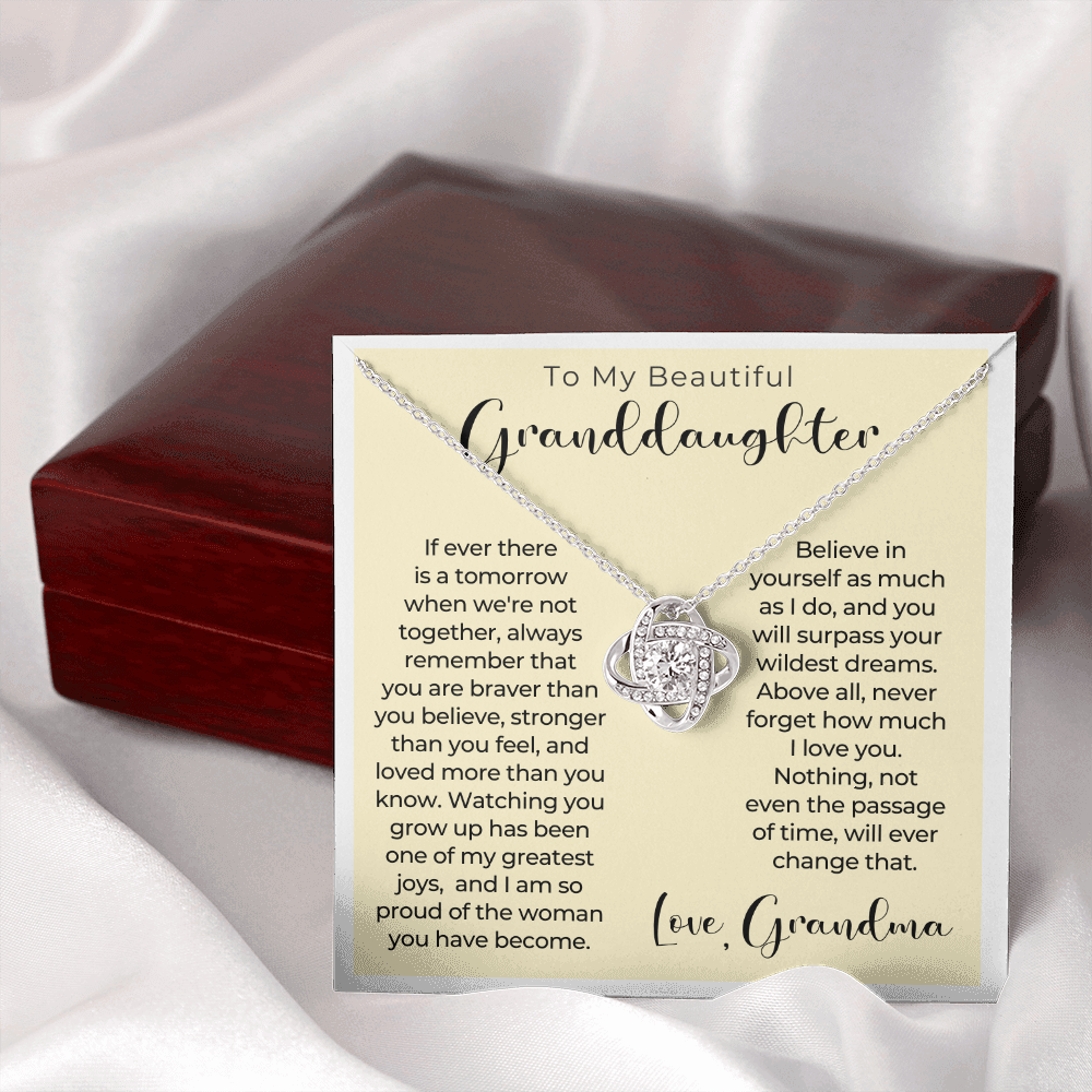 Granddaughter Gift | Believe Necklace 0547T6