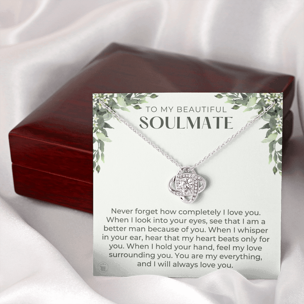 Gift For Wife, To My Soulmate | When I Necklace  0532T5