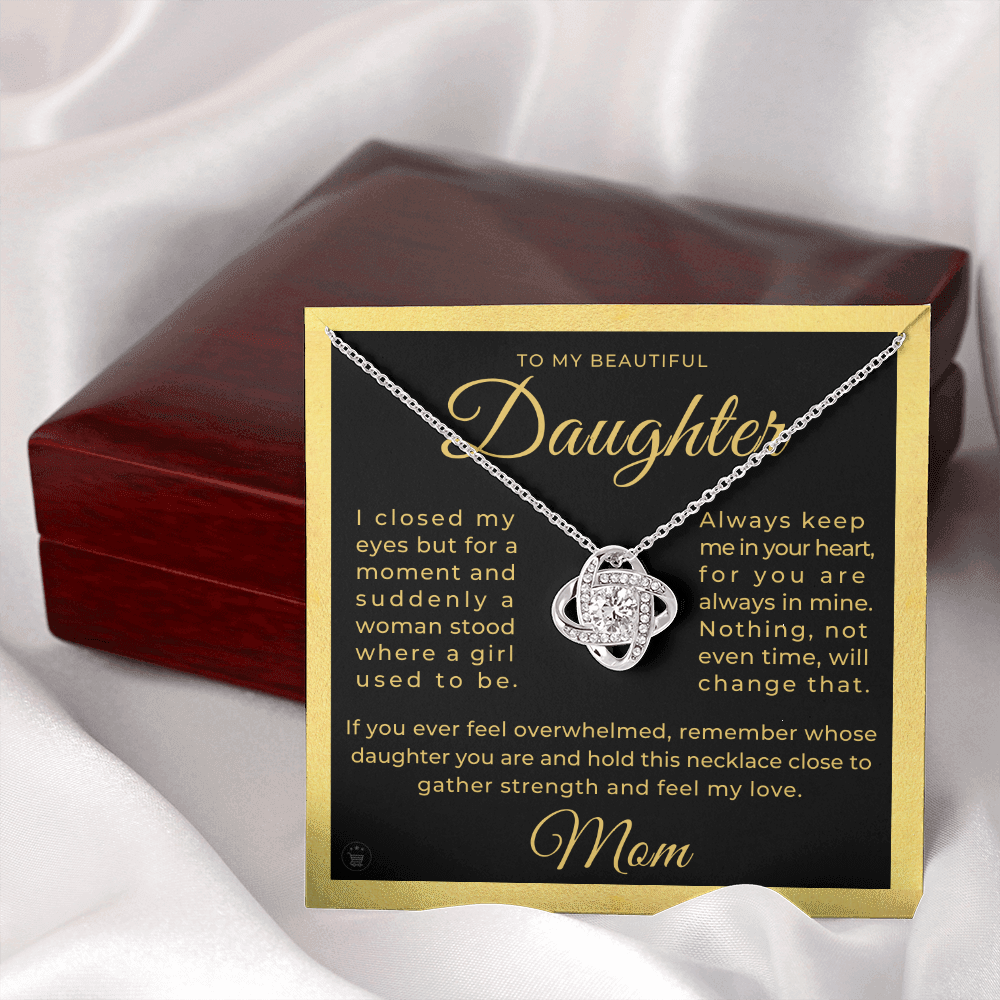Daughter Gift From Mom | Keep Me Necklace 0580T7