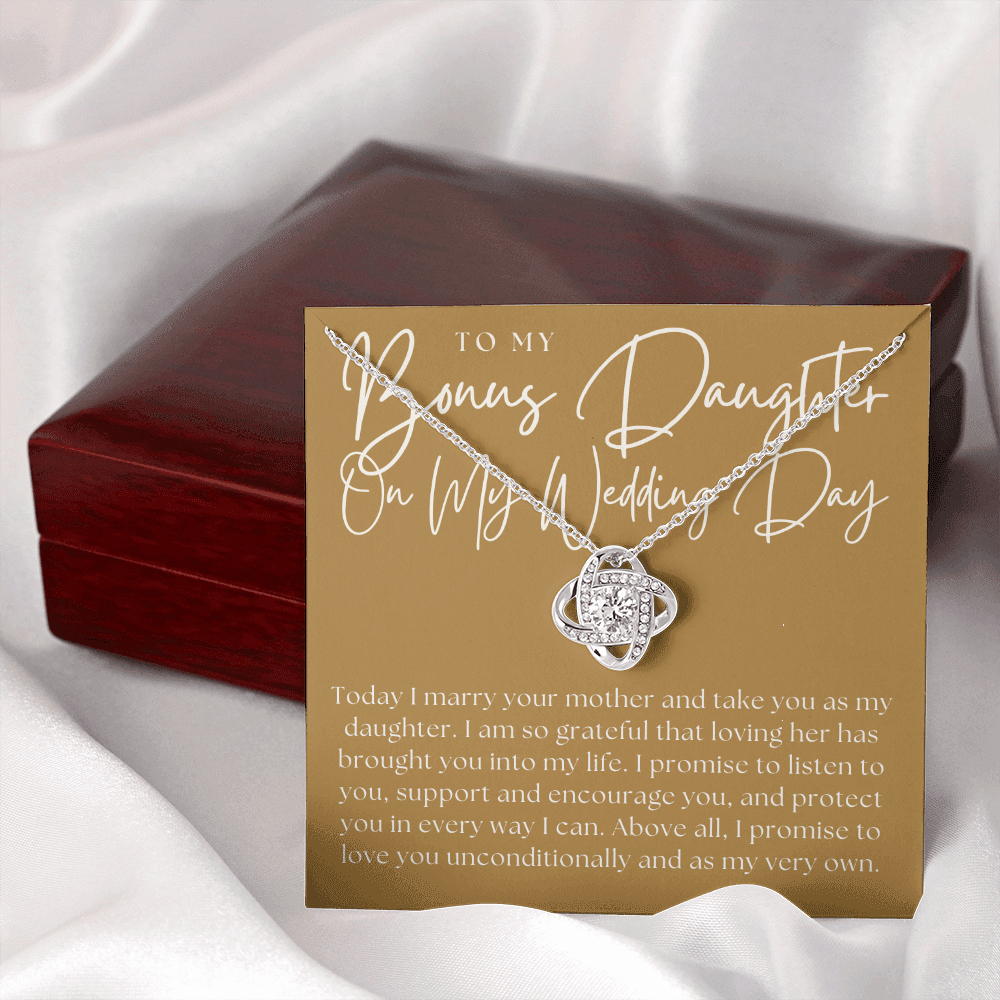 Stepdaughter Wedding Gift | Promise Necklace 0550T7