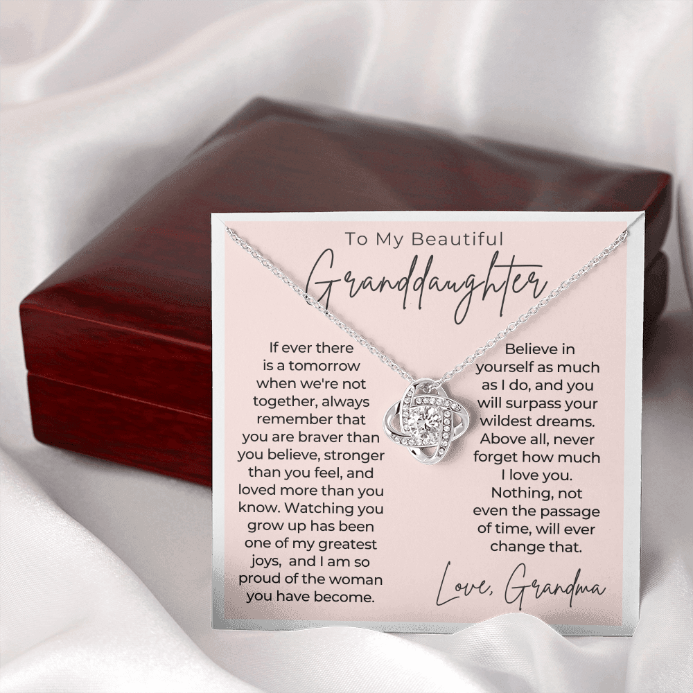 Granddaughter Gift | Believe Necklace 0547T4
