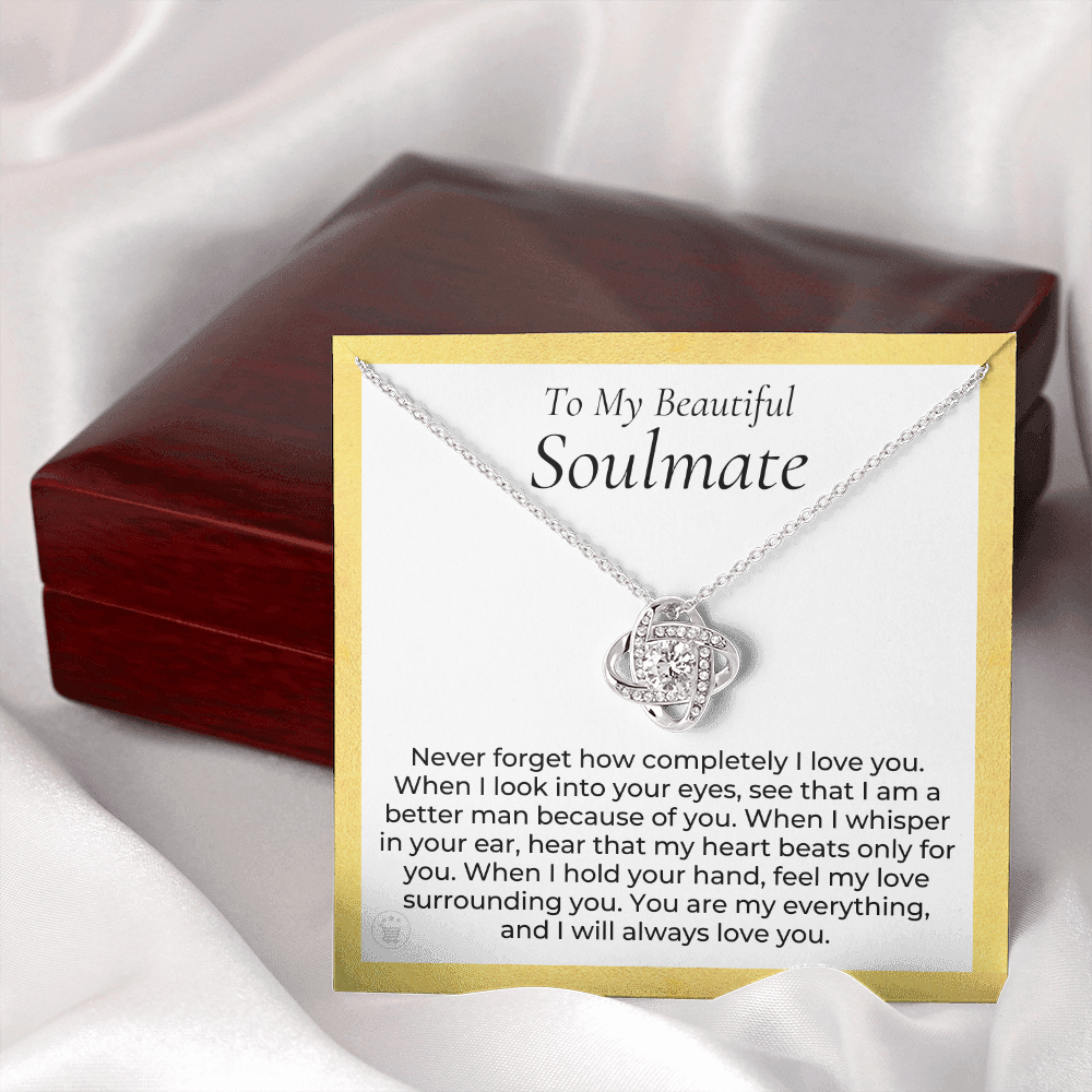 Gift For Wife, To My Soulmate | When I Necklace  0532T7