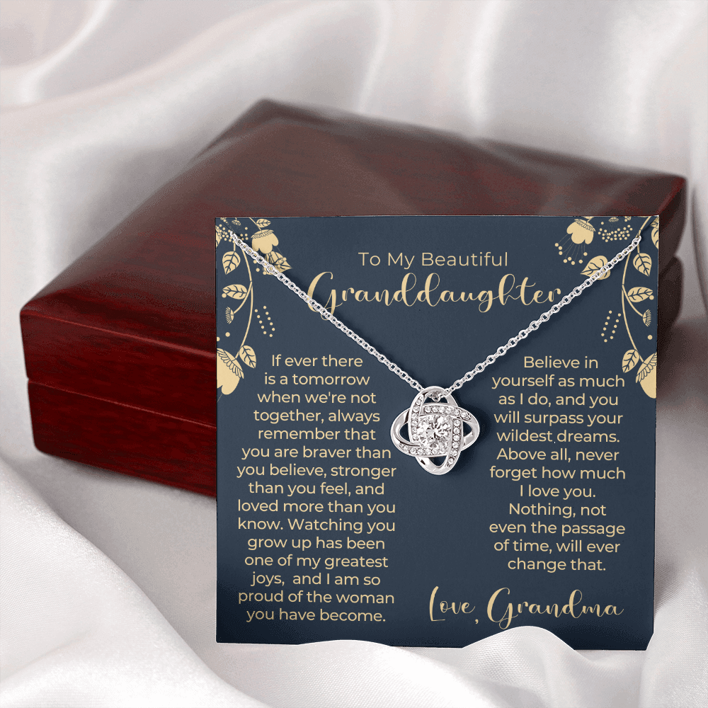 Granddaughter Gift | Believe Necklace 0547T13