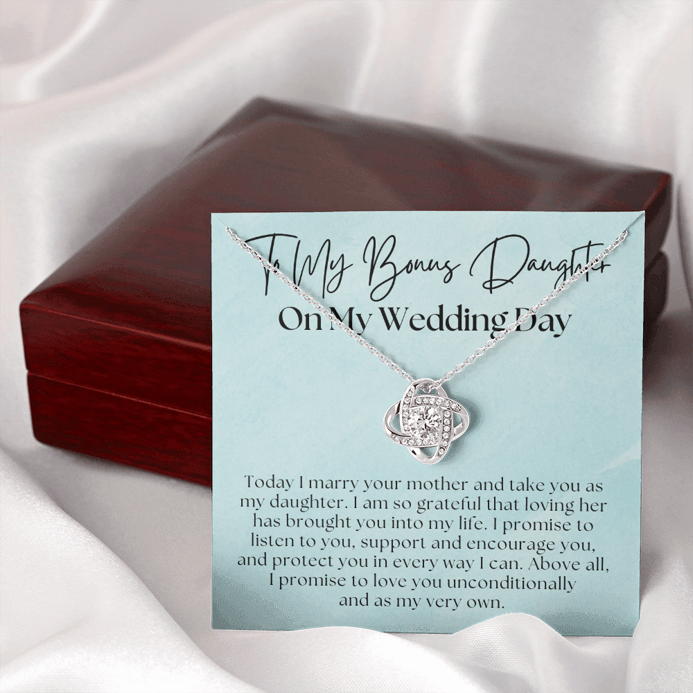 Stepdaughter Wedding Gift | Promise Necklace 0550T10