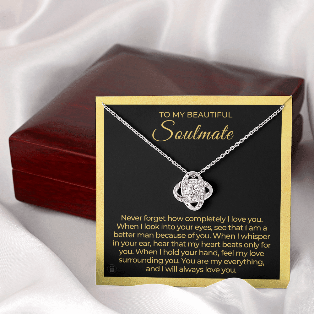 Gift For Wife, To My Soulmate | When I Necklace  0532T8