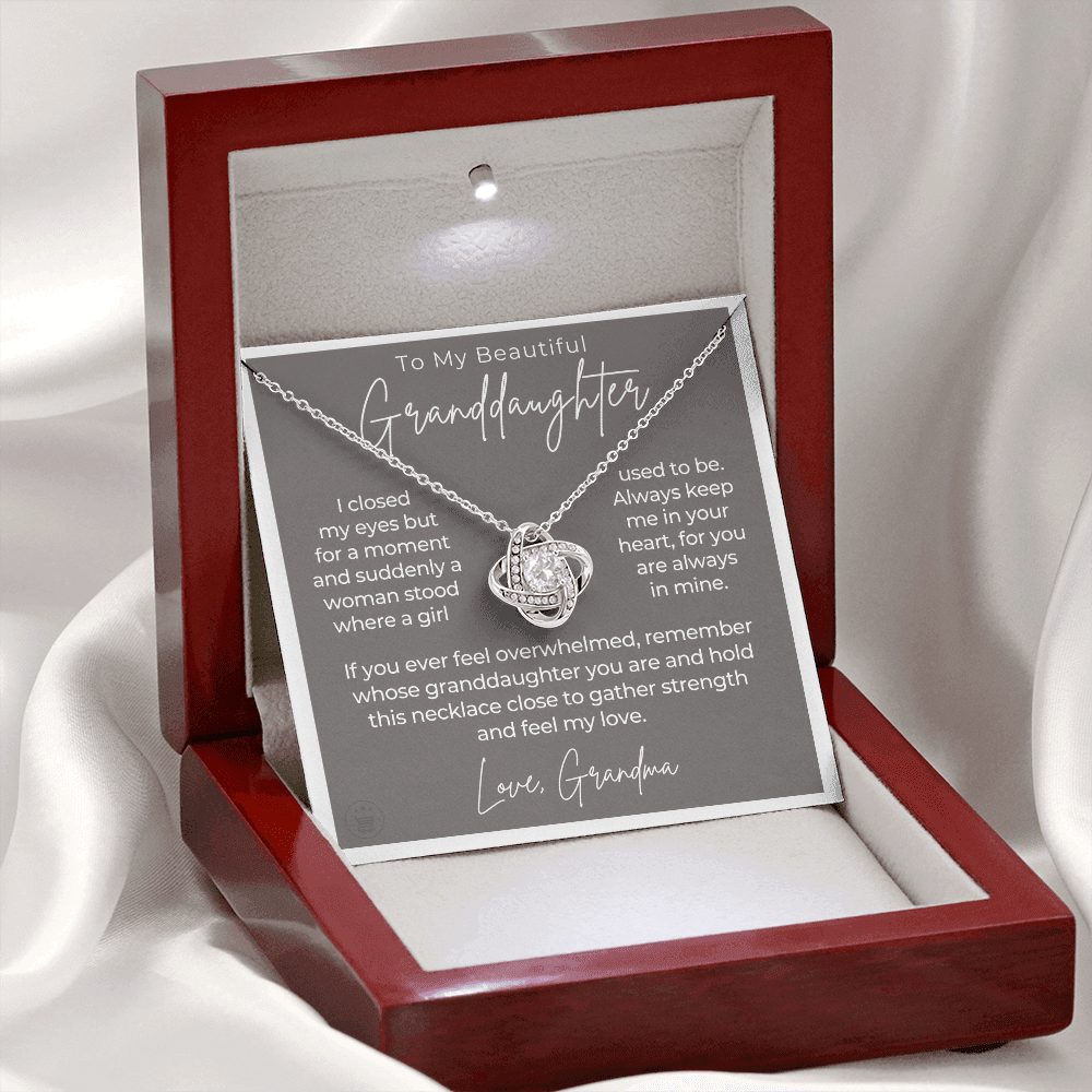 Granddaughter Gift | In My Heart Necklace 0544T6