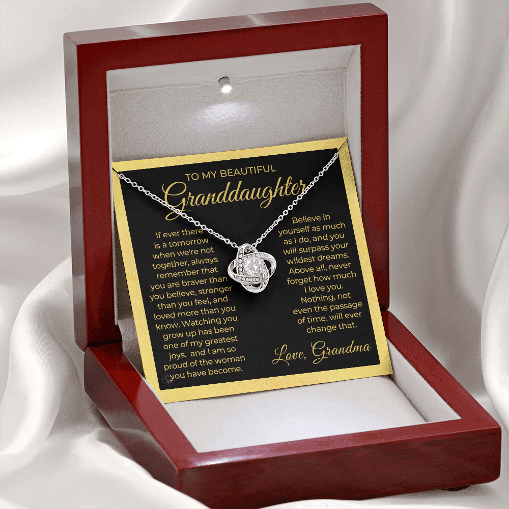 Granddaughter Gift | Believe Necklace 0547T15