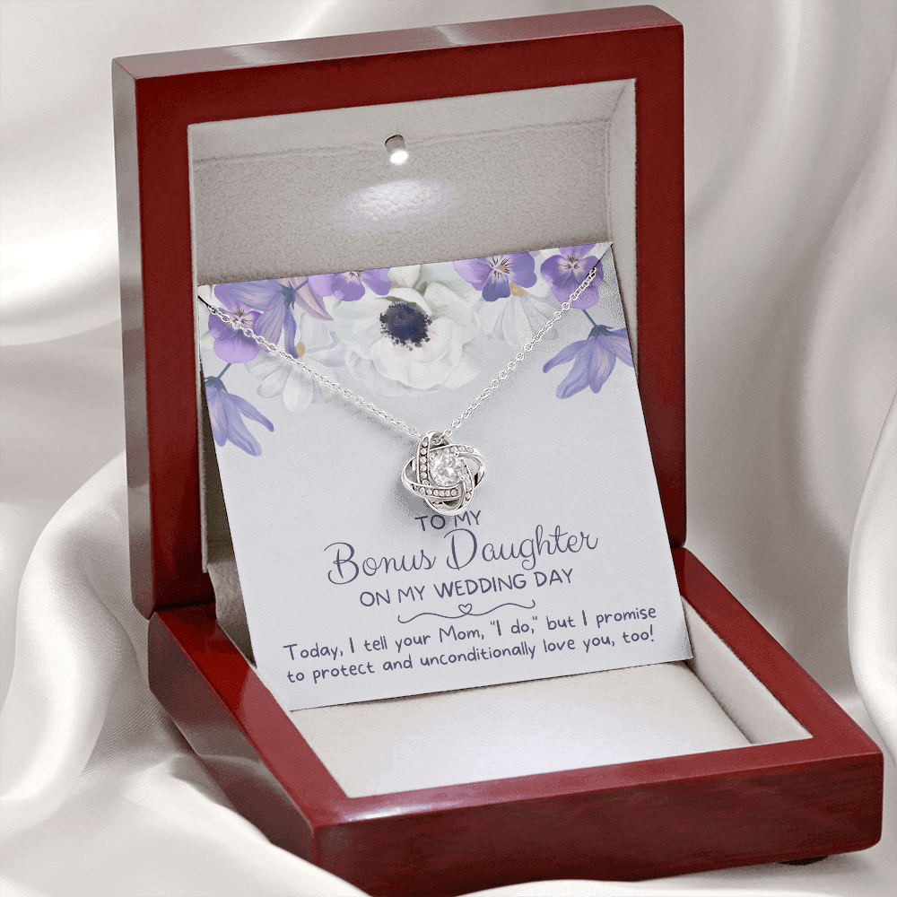 Stepdaughter Wedding Gift | Promise Necklace 0556T6