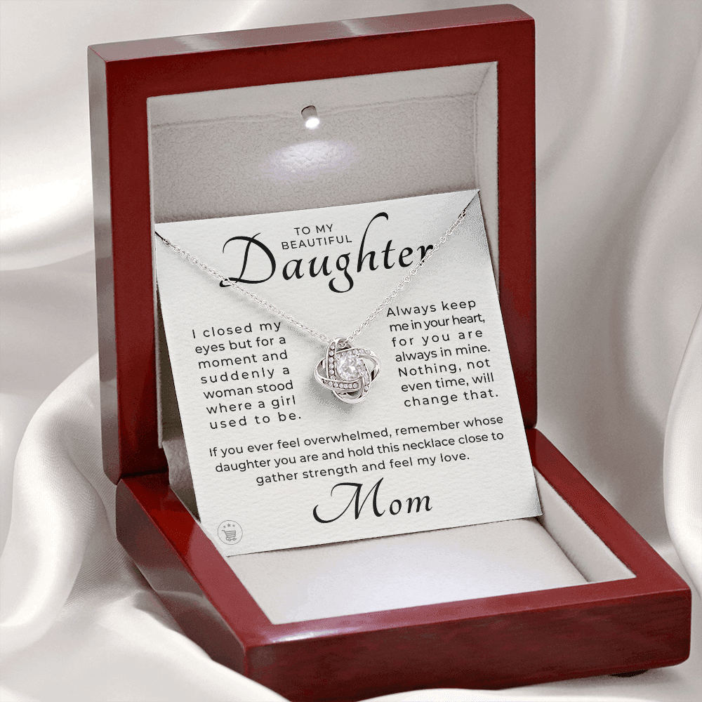 Daughter Gift From Mom | Keep Me Necklace 0580T5