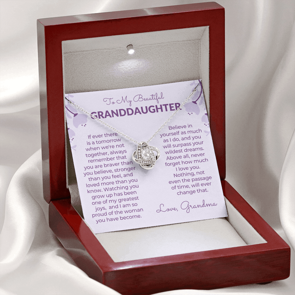 Granddaughter Gift | Believe Necklace 0547T7
