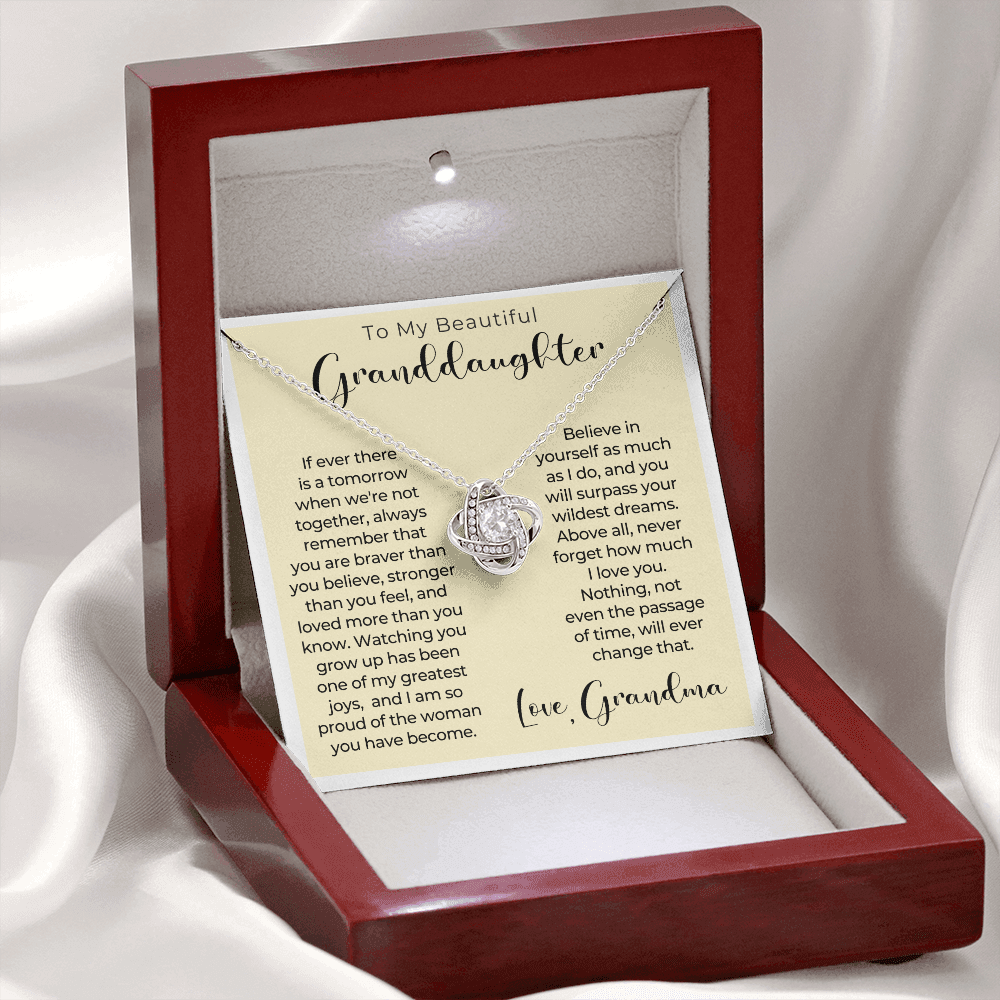 Granddaughter Gift | Believe Necklace 0547T6