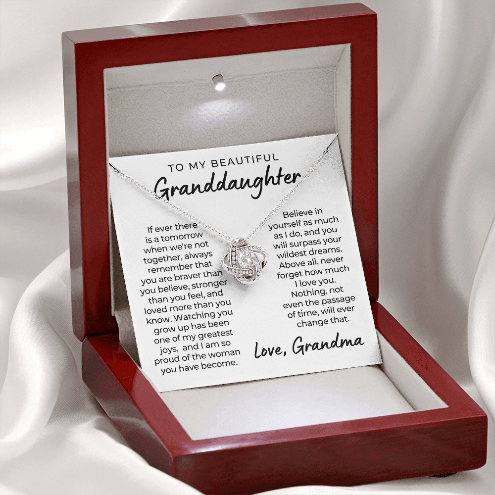 Granddaughter Gift | Believe Necklace 0547T2