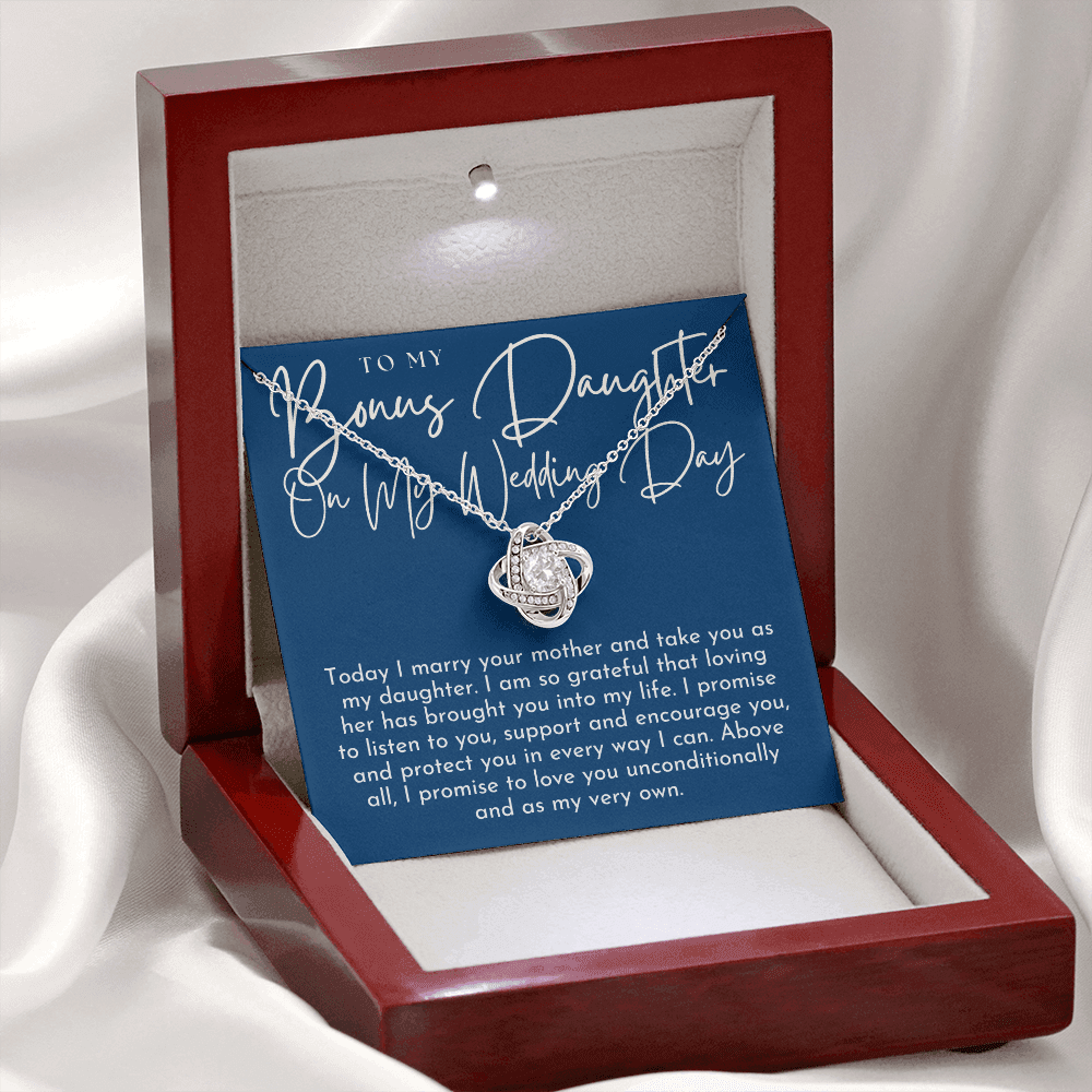 Stepdaughter Wedding Gift | Promise Necklace 0550T5