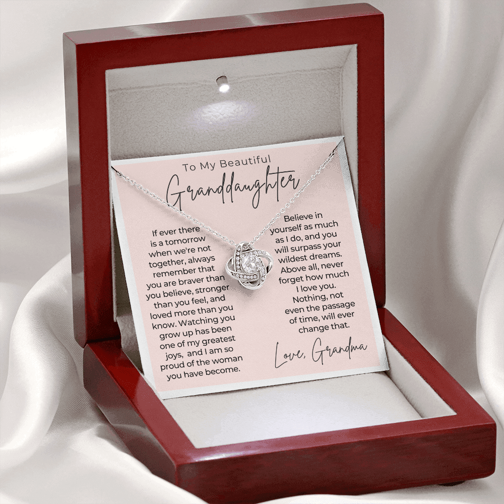 Granddaughter Gift | Believe Necklace 0547T4