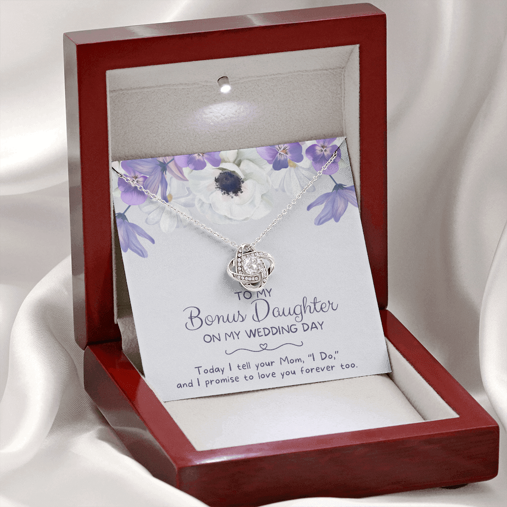 Stepdaughter Wedding Gift | Forever Necklace 0552T6