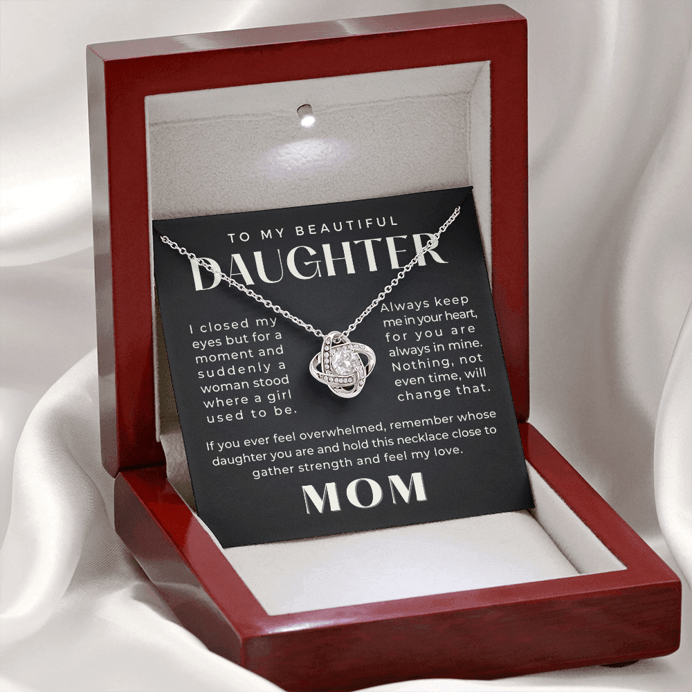 Daughter Gift From Mom | Keep Me Necklace 0580T8