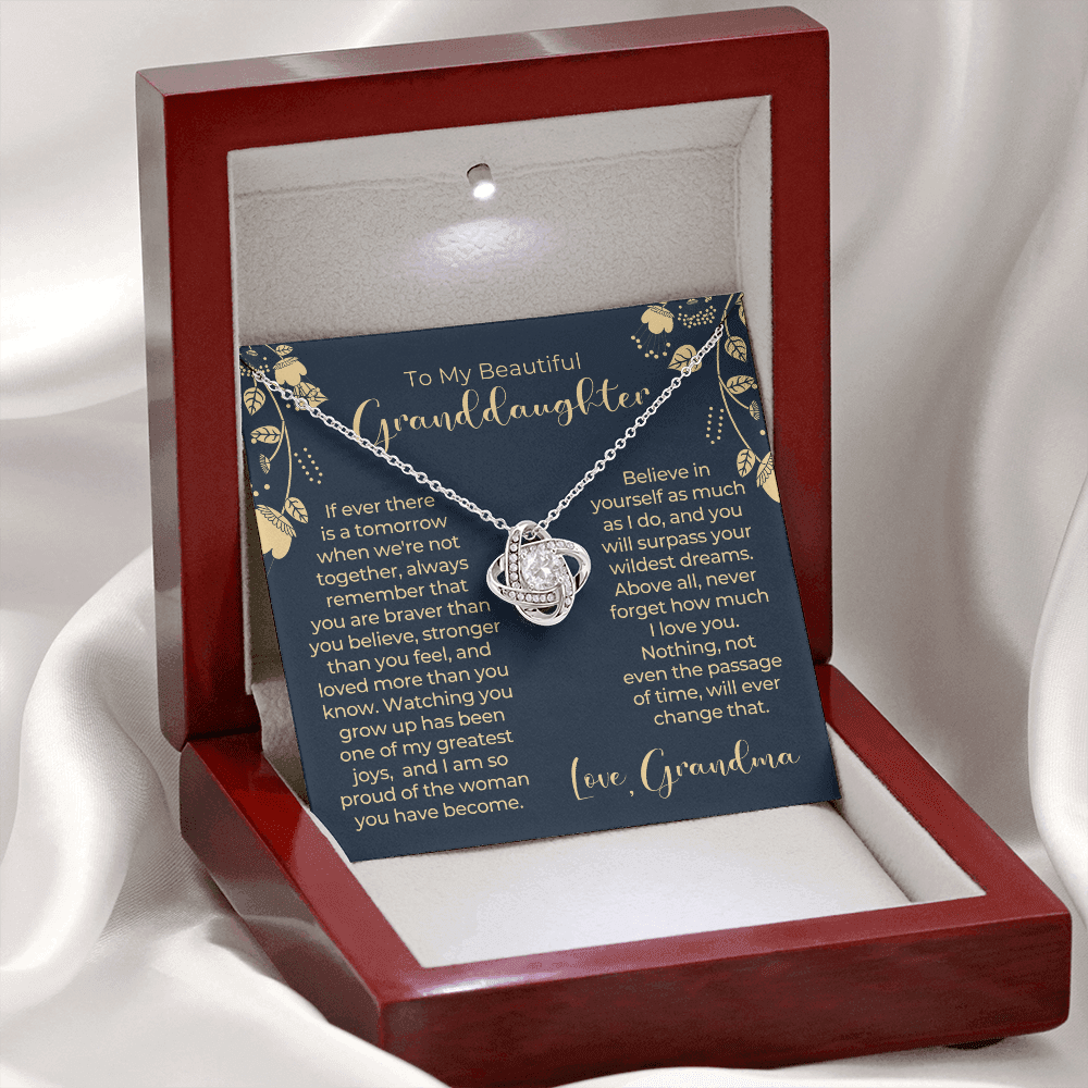 Granddaughter Gift | Believe Necklace 0547T13