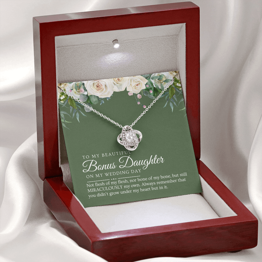 Stepdaughter Wedding Gift | In My Heart Necklace 0554T5