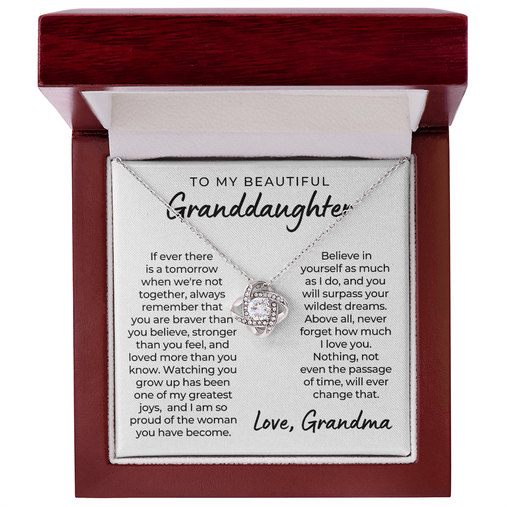 Granddaughter Gift | Believe Necklace 0547T2