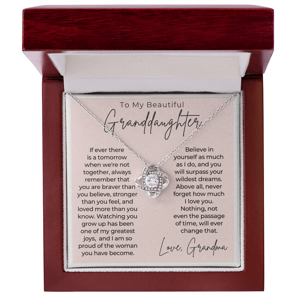Granddaughter Gift | Believe Necklace 0547T4