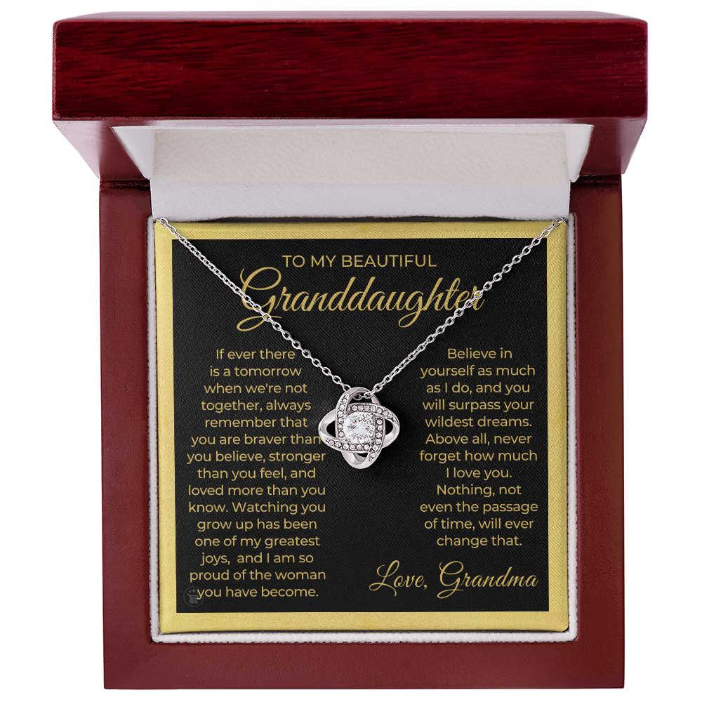 Granddaughter Gift | Believe Necklace 0547T15