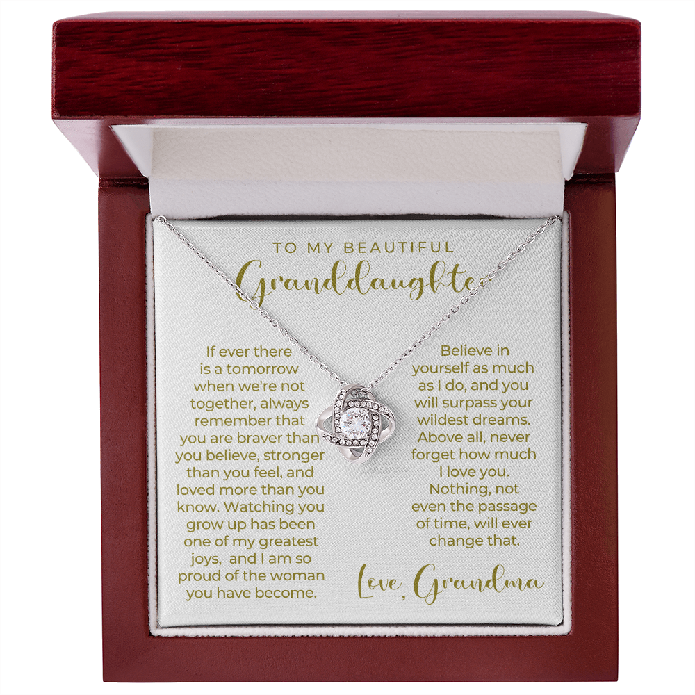 Granddaughter Gift | Believe Necklace 0547T1