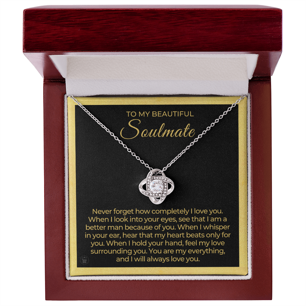 Gift For Wife, To My Soulmate | When I Necklace  0532T8