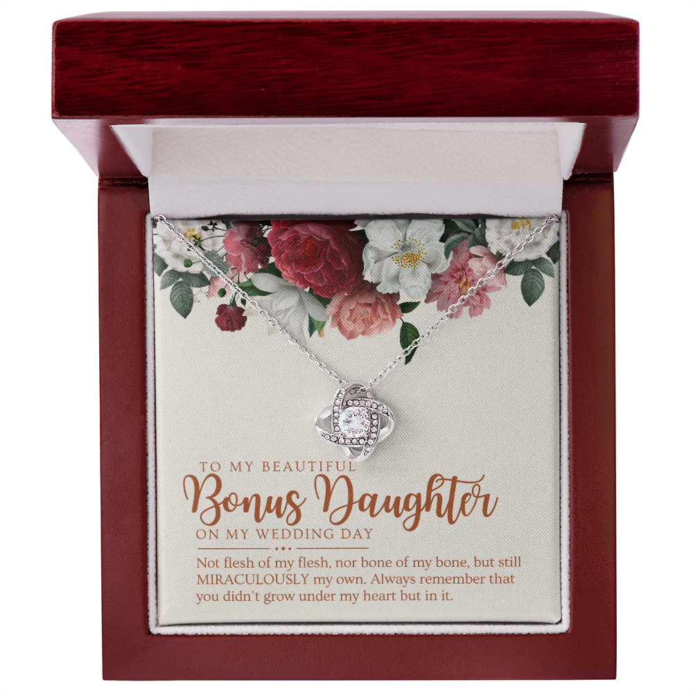 Stepdaughter Wedding Gift | In My Heart Necklace 0554T7