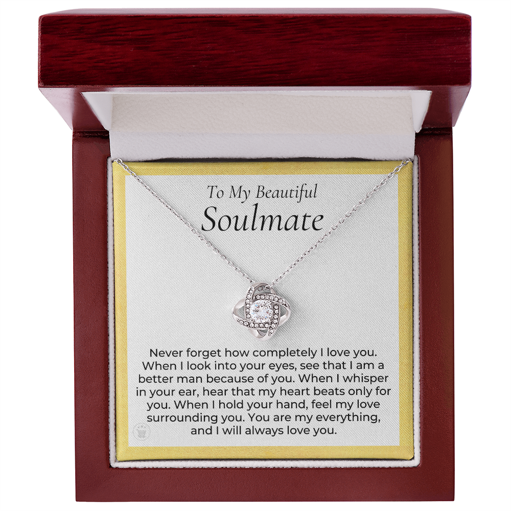 Gift For Wife, To My Soulmate | When I Necklace  0532T7