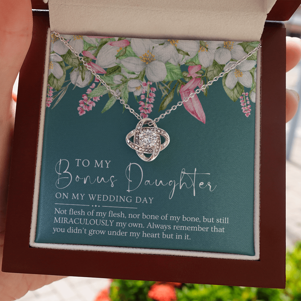 Stepdaughter Wedding Gift | In My Heart Necklace 0554T9