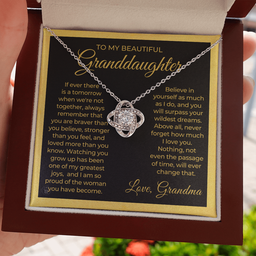 Granddaughter Gift | Believe Necklace 0547T15